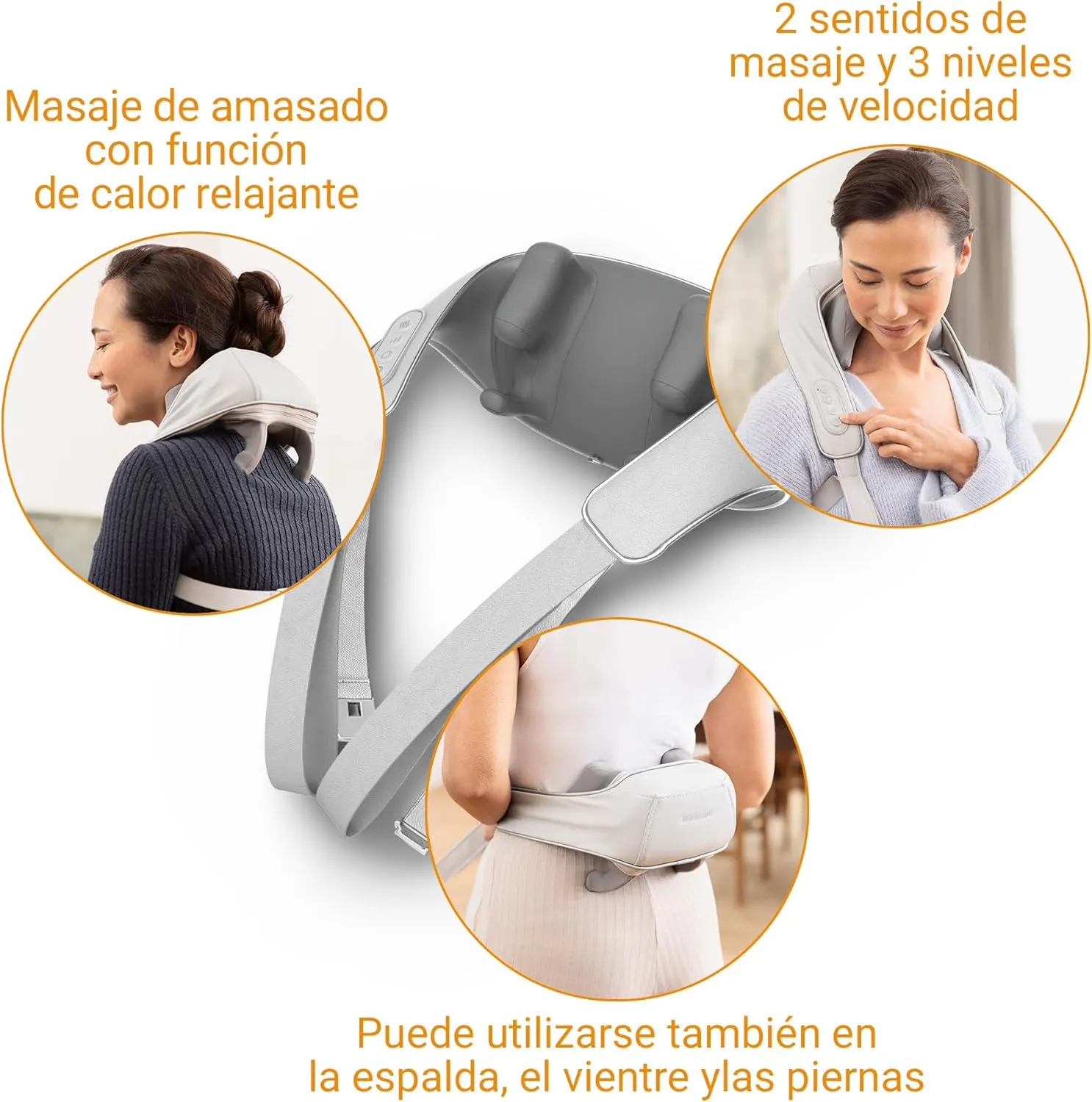 Mujer con tres posturas Medisana NM 990